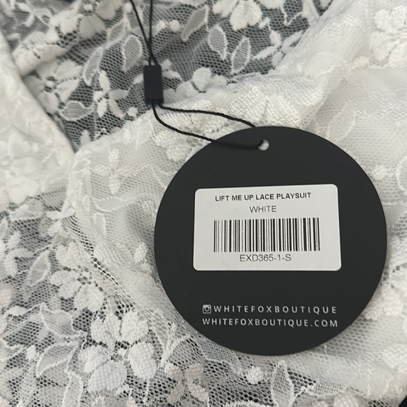 Lift Me Up Playsuit White - Picture 9 of 9